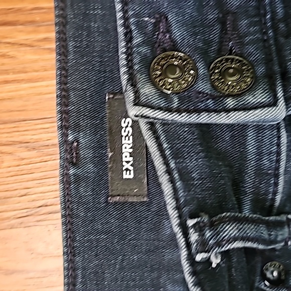 EXPRESS 2R Skinny High Rise Jeans with crease - Picture 5 of 8